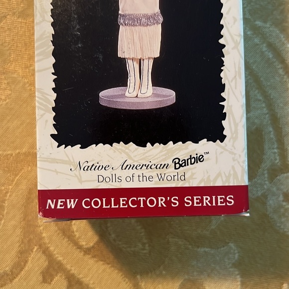 NWT Native American Barbie Dolls of World First of Series Hallmark ORNAMENT Xmas - Picture 5 of 12